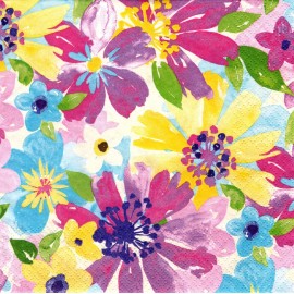 (2) Two Paper Lunch Napkins for Decoupage/Mixe