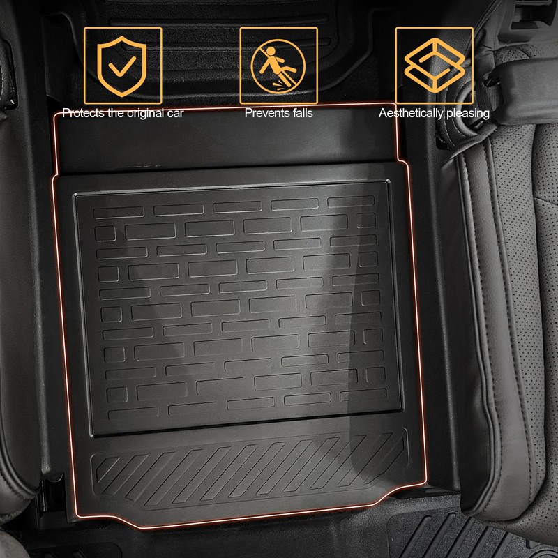 HOUCLEMIC Removable Middle Seat Floor Cover for 2023-2025 2026 Honda