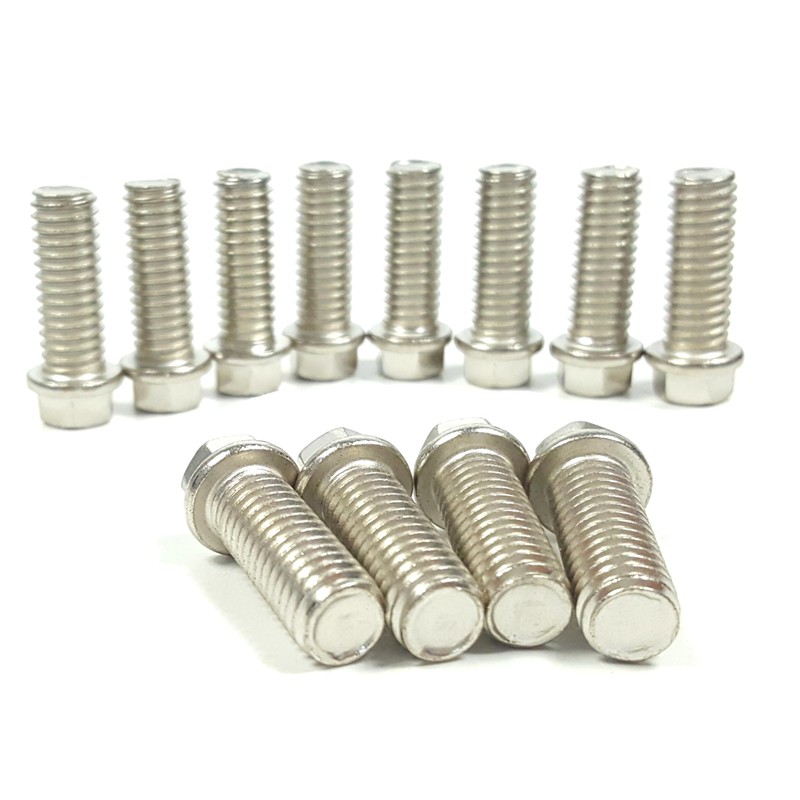 3/8"-1" Exhaust Header Bolts 6 Point Head for Chevy 265