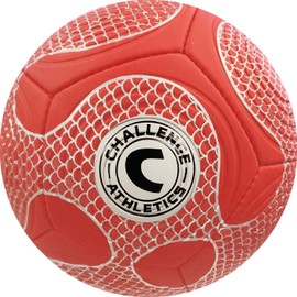 American Challenge Vora Soccer Ball for Youth and Adult Soccer Players (5, RED)