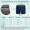 EKQ Boxer Hombre Bambu 6 Piezas Ropa Interior Hombre Calzones