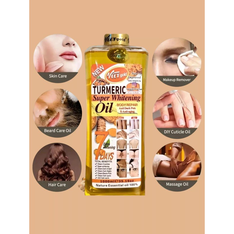 VEET GOLD 1 pc Veet Gold Turmeric Super Whitening Oil