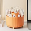 360° Rotating Makeup Organizer for Vanity – Multi-Compartment Cosmetic Storage