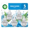 Air Wick Aromatizante de Ambiente Continuo, Fresh Waters, 5 repuestos