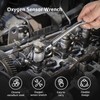 22mm O2 Oxygen Sensor Wrench with Handle and Flexible Head
