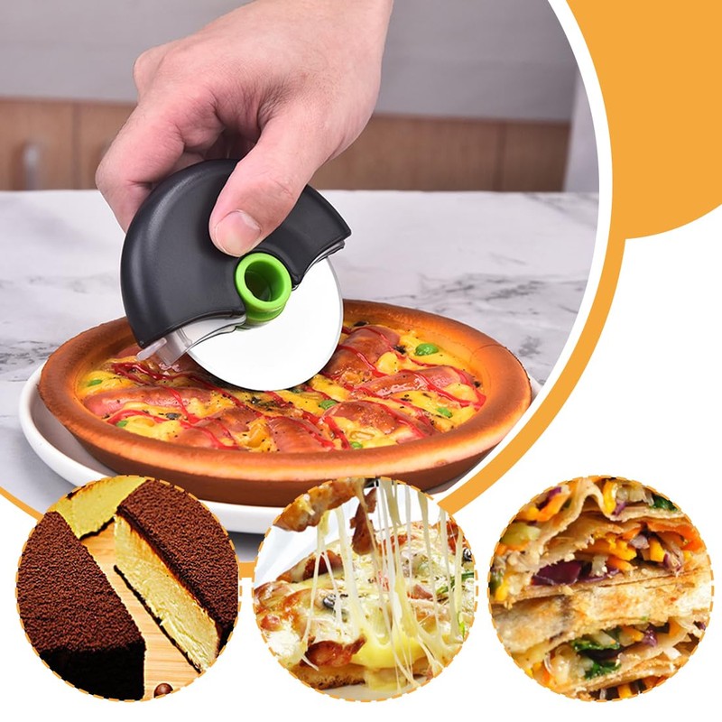 EIHI Pizza Cutter Wheel Pizza Cutter with Blade Guard and