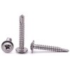 #10 x 1-1/2" Stainless Wafer Head Self Drilling Screw Phillips