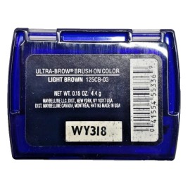 Maybelline New York NEW UNCARDED Maybelline Ultra Brow Brush-On Color-125CB-03 LIGHT BROWN