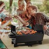 Brand-Man 2-in-1 Charcoal BBQ Grill & Motorized Rotisserie, Outdoor Portable