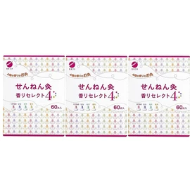 Sennen Moxibustion Scent Select 4, 60 Pieces x 3 Pieces Set