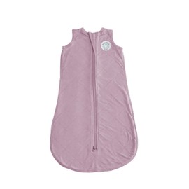 Dreamland Baby Lightweight Bamboo Viscose Sleep Sack (0-6 Months). 1.0 TOG Ultra Soft Blanket w/ 2-Way Zipper. 95% Viscose, 5% Spandex (Mauve). Mom-Owned US Business, Premium Materials