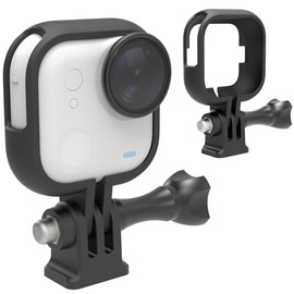 Coyktonty Cage Marco protector compatible con Insta360 Go Ultra con soporte de montaje, se puede conectar a un trípode, palo selfie, etc.