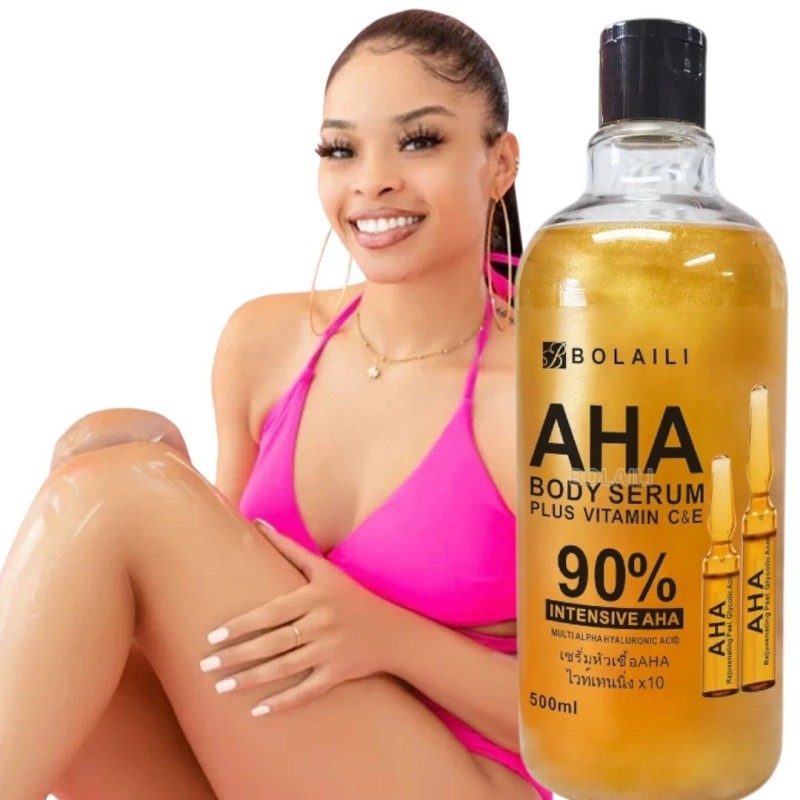 AHA Intensive Skin Whitening Serum Face & Body Brightener, 500ml