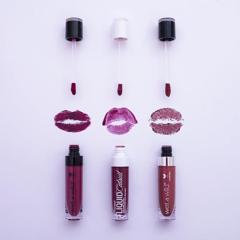 wet n wild Megalast Catsuit Matte Liquid Lipstick, Red Berry