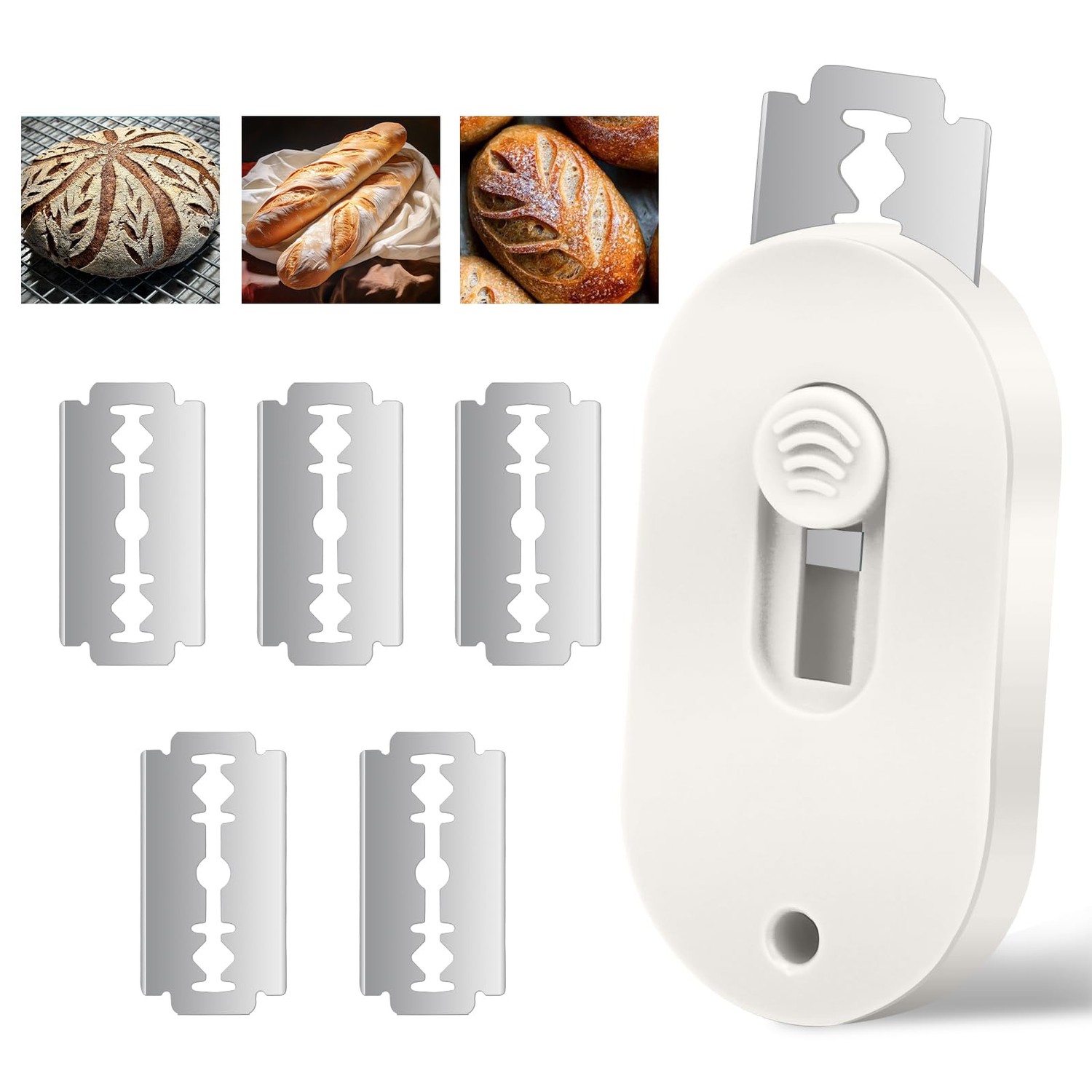 Herda Magnetic Bread Lame Dough Scoring Tool, Extractable Bread Scoring ...