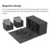 Card Deck Box with 3 Drawers Large Capacity Magnetic Closure