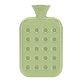 Fashy Waben-Wärmflasche, 1,2L, grün