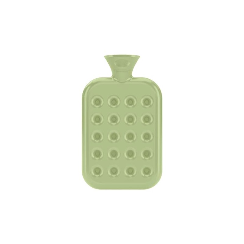 Fashy Waben-Wärmflasche, 1,2L, grün