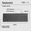 HP 150 Wired Mouse and Keyboard Combo - Full-Sized, Low-Profile