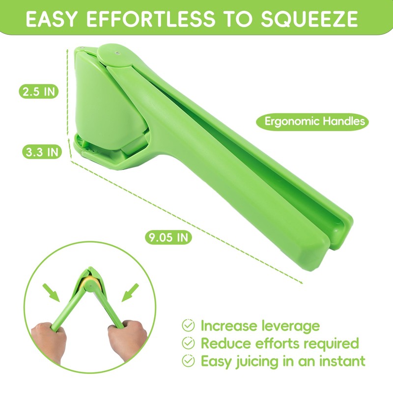 Lmfeg Lime Squeezer Handheld, Manual Fold-Flat Space-Saving Hand Juicer Squeezer