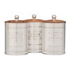 Old Dutch International 3 PC Nostalgia Etched, Tea, Coffee, Sugar,