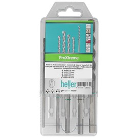 Heller 28264 Concrete & natural stone drill bits set"ProXtreme" Ø4/5/6/8/10mm 5-piece