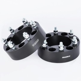 Unbranded 2pc 6x5.5 Wheel Spacers 2 Inch 12x1.5 Studs for Toyota 4Runner Tacoma FJ Cruiser