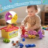 Train Building Block Set Dinosaurs Educational Toy STEM Learning for