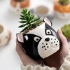 ETAKISH Dog Planter Pots - 6 Pack Ceramic Succulent Pots