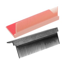 Healvian 2pcs Professional Hair Straightening Comb Attachment Styling Tool for Home Use Lightweight and Easy to Shape Hair