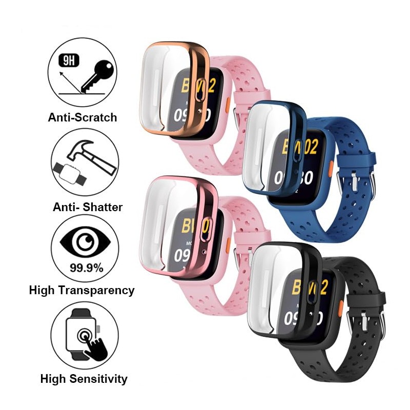 smaate Watch Cases compatible with BIGGERFIVE BW02 1.8” Smart Watch,