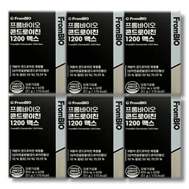 Frombio Chondroitin 1200 Max 850mg x 60 tablets, 6 boxes / 프롬바이오 콘드로이친 1200 맥스 850mg x 60정 6박스