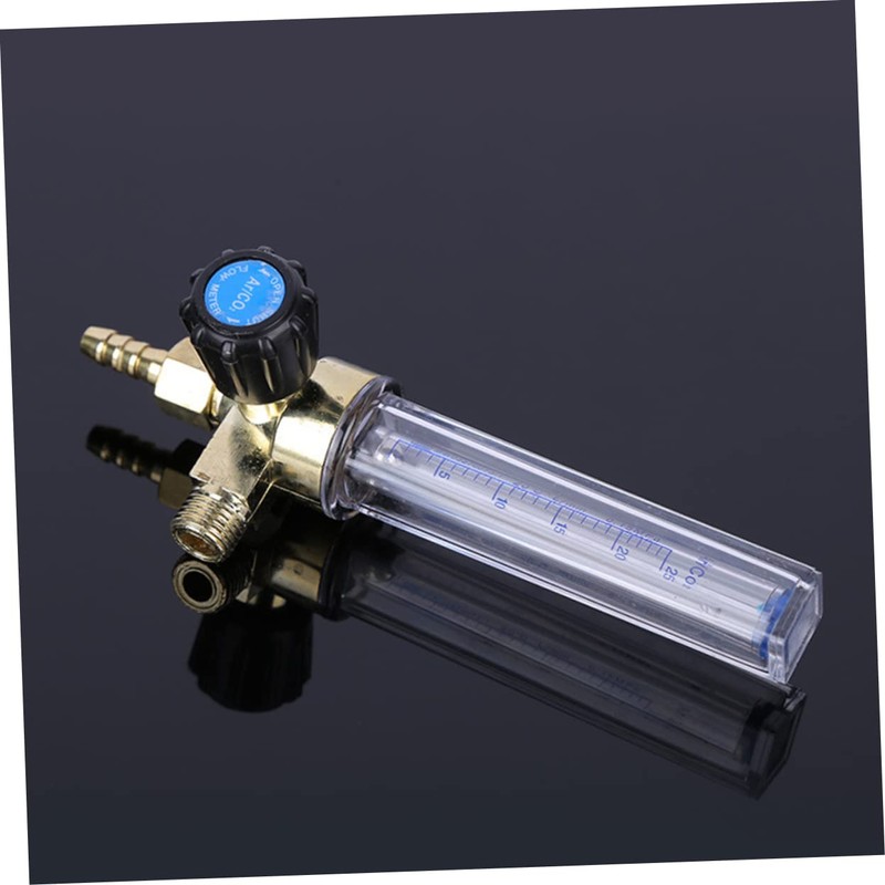 TEHAUX Pressure Reducer Flowmeter Alloy Flow Gauge Made for Professional