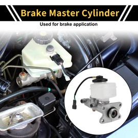 REPAIROCK 1 Stk. Bremsflüssigkeitsbehälter für Toyota Pickup 1991 Hydraulik-Hauptbremszylinder Langlebiges Aluminiumlegierungsmaterial Motorraum mit Behälter Silberton