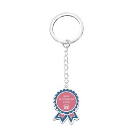 KUIYAI Best Bus Driver Keychain, Bus Driver Appreciation Gift, Bus Driver Jewelry, Graduation Gift for Bus Driver (best bus driverUK)