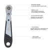 Mini Llave de Trinquete 1/4 Pulg. Hexagonal Llave de Tubo
