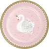 Creative Converting Stylish Swan Paper Plates 8ct