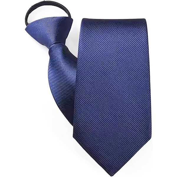 [Love Room] ZH-012 Men's High-Performance One-Touch Necktie, Business Neck, Zip,