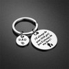 Dad Keychain from Daughter Key Chains for Daddy Birthday Fathers