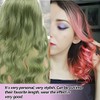 Coloured Hair Extensions, 4 Pieces Hair Strands for Clip-In, Coloured