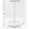 Standing Kitchen Roll Holder - Ceramic Base, Easy Care -