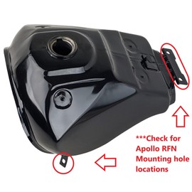 RedCap OEM Apollo Metal Steel Fuel Gas Tank & Gas Cap for APOLLO RFN Thunder T20 Z20 125cc 140cc Dirt Pit Bike Motorcylcle