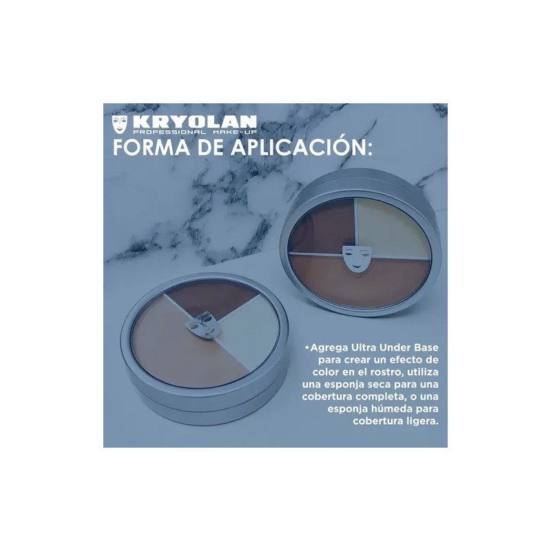 Kryolan Ultra Foundation Trio Mate 1.4 Fl Oz Cremoso