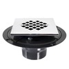 Goof Proof Shower SCB/Drain, 4” Square Shower Drain