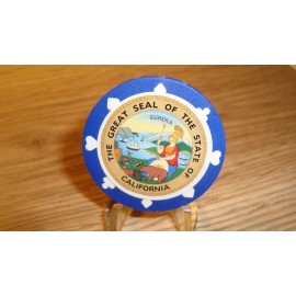 Golf Design CALIFORNIA State Seal USA State Great Seal Poker Chip Golf Ball Marker GOLF