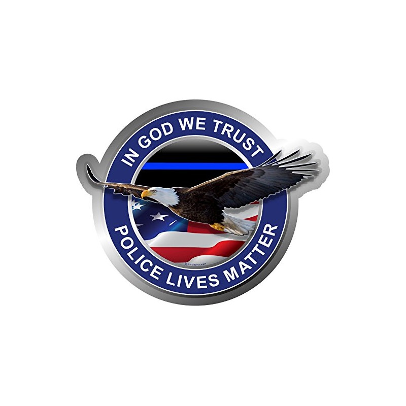 ProSticker 1095 (One) 4" Patriot Series in God We Trust
