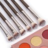 Set 18 Pzs Brochas Maquillaje Con Bolsa De Cosméticos Color