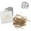 HAARallerliebst Hair Clips (Pack of 50 | Gold Glitter |