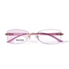 ZESAKER Rimless Bifocal Reading Glasses for Women Frameless Blue Light