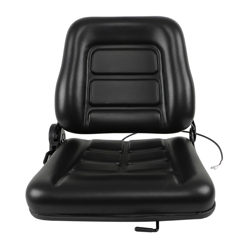 munirater Universal Fold Down Forklift Seat with Adjustable Angle Back